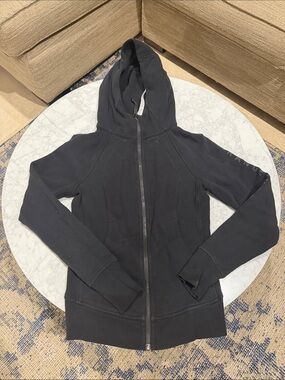 Lululemon Black Zip Up Hoodie.  4
